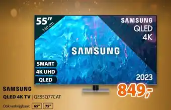 Expert QLED 4K TV QE55Q77CAT aanbieding