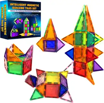 Amazon Desire deluxe magnetische bouwstenen tegels montessori kinderspeelgoed voor jongens en meisjes - educatieve constructieset ca aanbieding