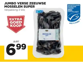 Jumbo Jumbo verse Zeeuwse mosselen Super 2kg aanbieding