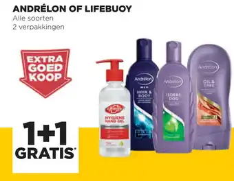 Jumbo Andrelon of Lifebuoy 1+1 aanbieding