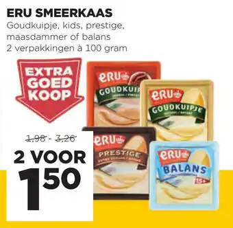 Jumbo Eru smeerkaas 2*100g aanbieding