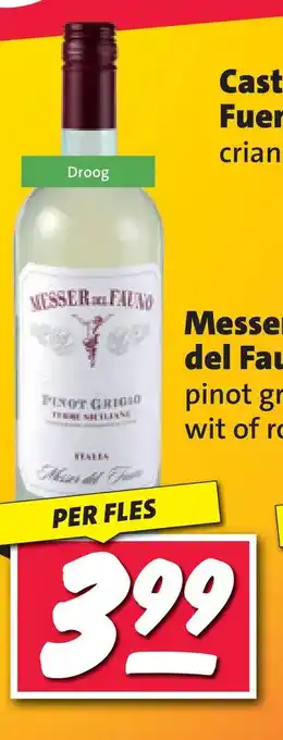 Nettorama Messer del fauno pinot grigio wit of rosé aanbieding