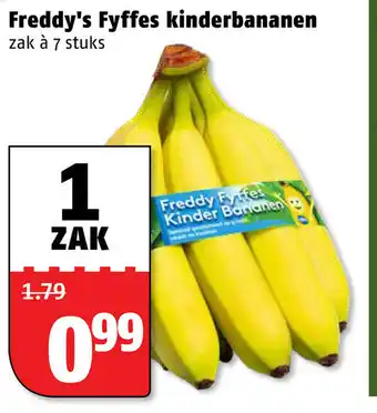 Poiesz Freddy's Fyffes kinderbananen 7st aanbieding