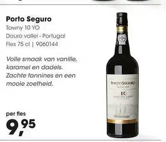 HANOS Porto Seguro Tawny 10 YO Douro Vallei aanbieding