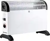 Bol.com Auronic elektrische convectorkachel - 750/1250/2000 watt - verstelbare thermostaat - wit aanbieding