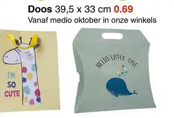 Wibra Doos 39,5 X 33 Cm aanbieding