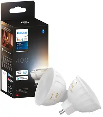 Coolblue Philips Hue spot White Ambiance MR16 12-pack aanbieding