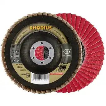 Conrad Rhodius 208747 jumbo speed lamellenschijf diameter 125 mm boordiameter 22.23 mm rvs 1 stuk(s) aanbieding