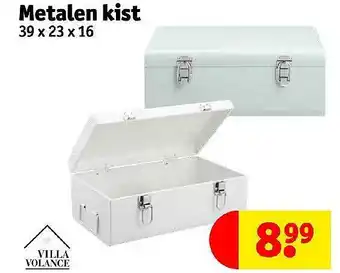 Kruidvat Metalen Kist 39 X 23 X 16 aanbieding