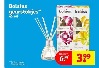 Kruidvat Bolsius Geurstokjes 45ml aanbieding