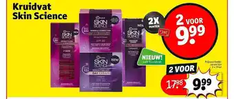 Kruidvat Kruidvat Skin Science 2x30 ml aanbieding