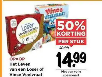 Vomar Voordeelmarkt Het Leven van een Loser Of Vince Veelvraat aanbieding