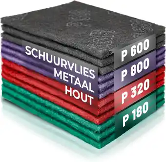 Amazon S&r schuurpapierpads, 150 x 230 mm, set van 12 schuurpapiermatten, set met 3 stuks p180, p320, p600, p800, slijpsteen voor he aanbieding