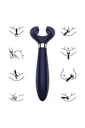 Amazon Satisfyer partner multifun 3, vibrator voor vrouwen, mannen en paren, vibrator met 100 vibratiecombinaties, 180° draaibare ko aanbieding