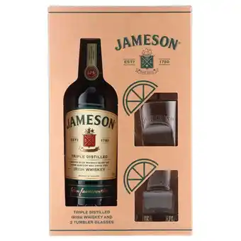 Dirck 3 Jameson whiskey geschenkverpakking 70 cl aanbieding