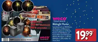 ALDI weco feuerwerk Midnight Hunter aanbieding