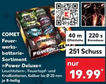 Kaufland DE COMET Feuerwerk batterie Sortiment  Power Deluxe aanbieding