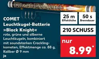 Kaufland DE COMET Leuchtkugel Batterie Black Knight aanbieding