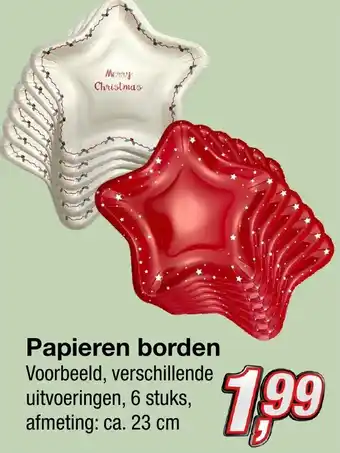 Kik Papieren borden aanbieding