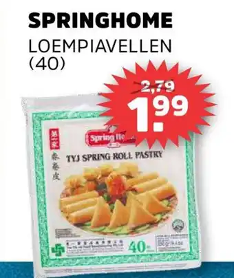 Sahan Supermarkten SPRINGHOME LOEMPIAVELLEN aanbieding