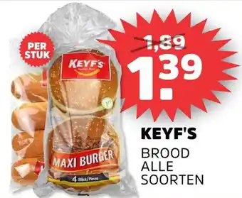 Sahan Supermarkten KEYF'S BROOD ALLE SOORTEN aanbieding