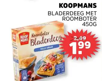 Sahan Supermarkten KOOPMANS 450g aanbieding