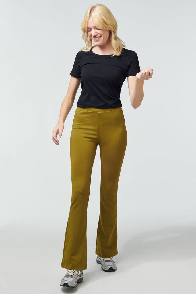 HEMA Dames Broek Wana Groen (groen) aanbieding bij HEMA