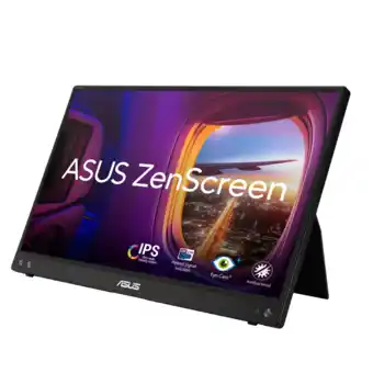 MediaMarkt Asus zenscreen mb16acv - draagbare monitor 15.6 inch 1920 x 1080 (full hd) ips-paneel aanbieding