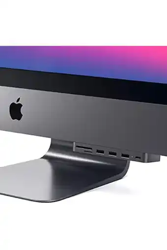 Amazon Satechi usb-c klem hub pro met usb-c datapoort, usb-a 3.0 data, micro/sd kaartlezer - voor 2020/2019 imac & imac pro. niet ge aanbieding