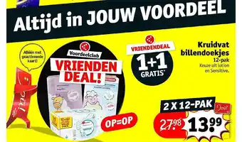 Kruidvat Kruidvat Billendoekjes aanbieding