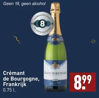 ALDI Crémant de Bourgogne, Frankrijk 0.75L aanbieding