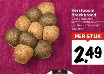 Vomar Voordeelmarkt Kerstboom breekbrood aanbieding
