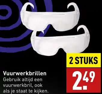 ALDI Vuurwerkbrillen aanbieding