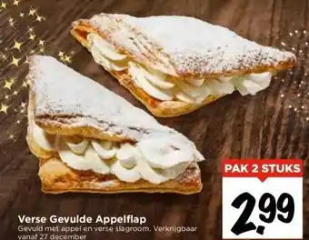 Vomar Voordeelmarkt Verse gevulde appelflap aanbieding