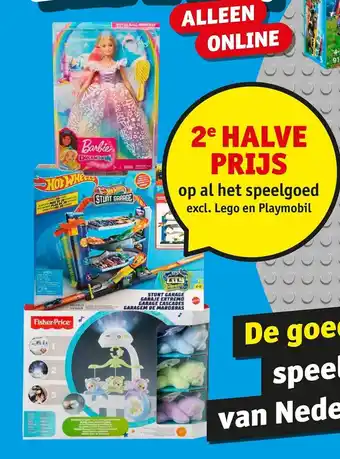 Kruidvat 2e halve prijs op al het speelgoed aanbieding