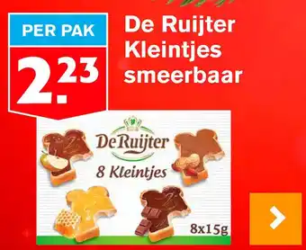 Hoogvliet De Ruijter Kleintjes smeerbaar aanbieding