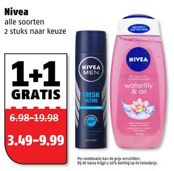 Poiesz Nivea 1+1 aanbieding