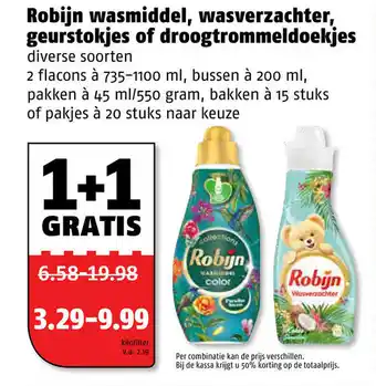 Poiesz Robijn 1+1 aanbieding