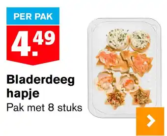 Hoogvliet Bladerdeeg hapje aanbieding