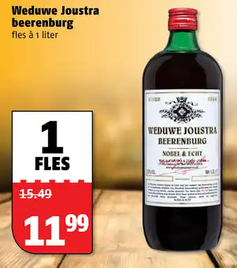 Poiesz Weduwe Joustra beerenburg 1L aanbieding