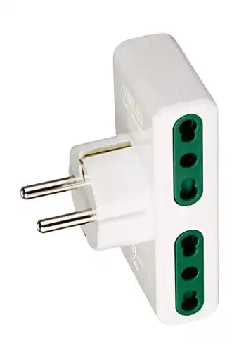 Amazon Vimar voeding stekker schuko piu 4 stopcontacten 10/16 aanbieding