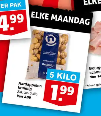 Hoogvliet Aardappelen kruimig aanbieding