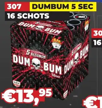 Vuurwerkhal.nl DUMBUM 5 SEC aanbieding