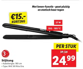 Lidl Stijltang aanbieding