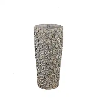 fonQ Ptmd bloempot ginte - 20x20x45 cm - cement - grijs aanbieding
