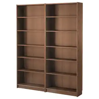 IKEA Billy boekenkast, bruin essenfineer, 160x28x202 cm aanbieding