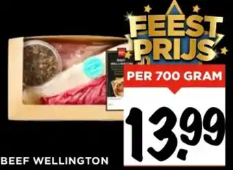 Vomar Voordeelmarkt BEEF WELLINGTON 700g aanbieding