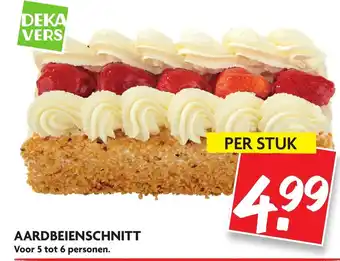 Dekamarkt Aardbeienschnitt aanbieding