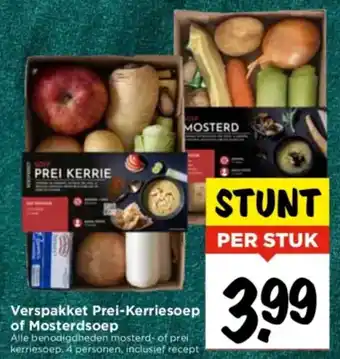Vomar Voordeelmarkt Verspakket Prei-Kerriesoep of Mosterdsoep aanbieding