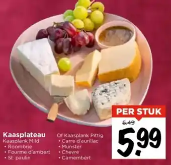 Vomar Voordeelmarkt Kaasplateau aanbieding